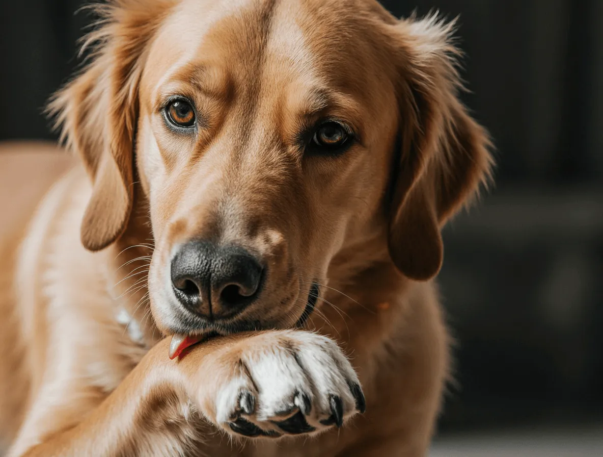 How Probiotics Help Dogs Lick Less