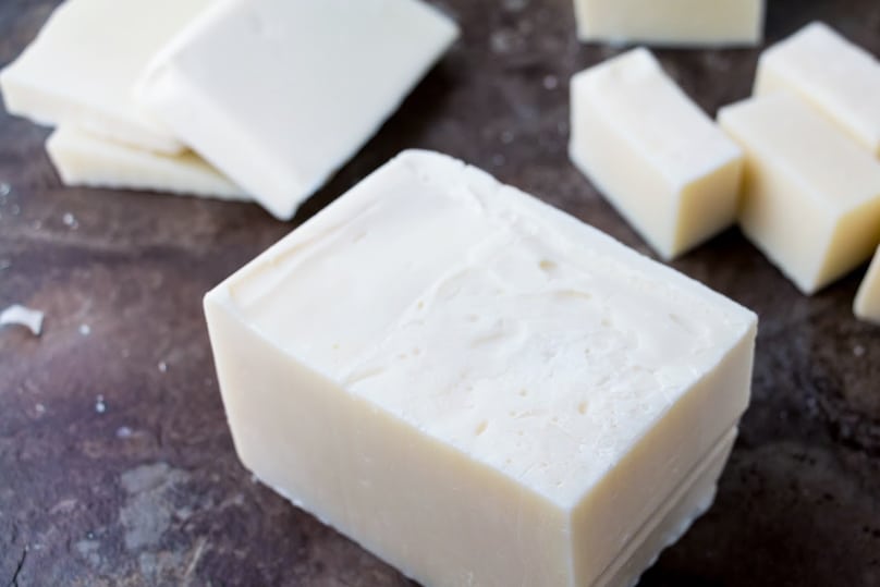 Bars of Castile soap